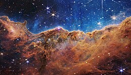 Cosmic Cliffs of Carina Nebula (NGC 3324) (NIRCam)