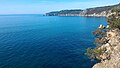 De Morgat au cap de la Chèvre, la Grande Roche, la pointe de Saint-Hernot et la pointe de Rostudel.