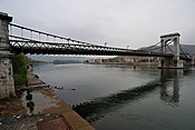 Fußgängerbrücke über die Rhone