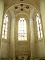 Chapelle dans la tour de l'aile est. Les clés de voûtes portent les blasons des familles apparentées aux La Rochefoucauld.