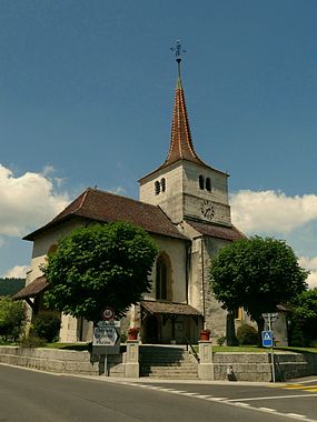 Preĝejo de Fontaines, komunumo Val-de-Ruz