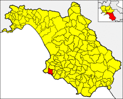 Lokasi Montecorice di Provinsi Salerno