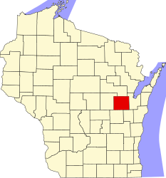 Contea di Outagamie – Mappa