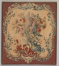 Gobelins upholstery for chair backs (1740–1780)