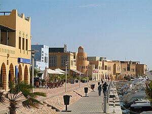 Al-Gouna: a compoond on the suburbs o Hurghada.