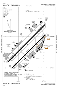 FAA airport diagram as of May 2023