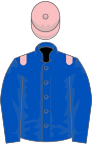 Royal Blue, Pink epaulets, Pink cap