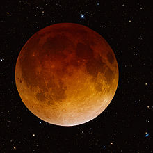 A total lunar eclipse