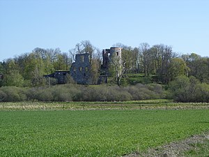 Mörby slottsruin 2007