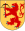 Blason de la province suédoise de Småland, représentant un lion rouge portant une arbalète.