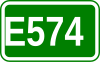 Route européenne 574