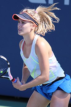 Eugenie Bouchardová na US Open 2016