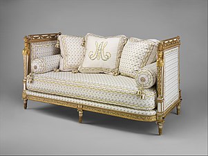 Daybed or Lit de repos by Jean-Baptiste-Claude Sené (1788), Metropolitan Museum