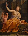 Erato, maleri av Simon Vouet, 1600-tallet