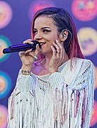 Lily Allen sur la scène Glenmor.