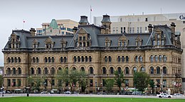 The Office's present location across from Parliament at the corner of Elgin and Wellington