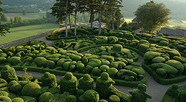 The Marqueyssac chateau gardens