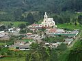 Panorámica del centro urbano de San Miguel de Sema.