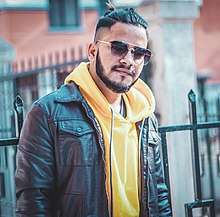 Description de l'image Prakash Neupane, a Nepalese rapper, singer, songwriter, music composer, and poet.jpg.