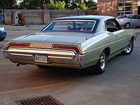 1969 Pontiac Parisienne 2-door hardtop (rear)