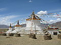 Chörten entre Ganden et Lhassa. Tibet chinois.