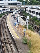 Het station in 2017 gezien uit het zuiden