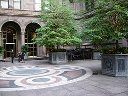 The courtyard as seen in 2008