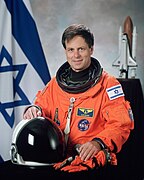 Ilan Ramon, NASA photo portrait in orange suit