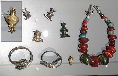 Bijoux féminins, 160-230 de notre ère. Culture de Wielbark, Nord Pologne.