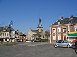 Skyline of Saint-Laurent-en-Caux