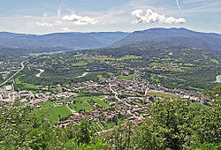 Skyline of Ponte nelle Alpi