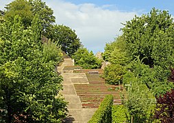 Die Schlunztreppe auf dem Gelände der Landesgartenschau