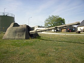 A ground mounted turret