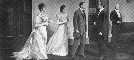 Performance of "The Stolen Story" at the Tremont Theatre, c. 1906