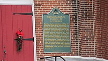 Congregational Church historic marker