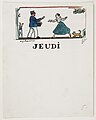 Guy ARNOUX, Pochette de la Marraine, Jeudi, 1916