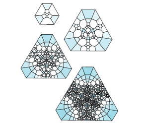 Subdivisions of the subdivision complex for the Borromean rings complement.