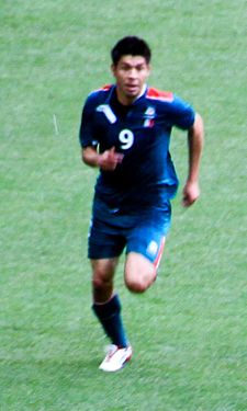 Oribe Peralta kesäolympialaisissa 2012.