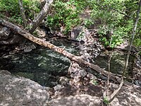 Overlooking Jordan Hot Springs in the Gila National Forest