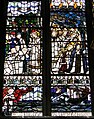 First and second lights in Whall's four-light traceried window "The Holy Spirit and Pentecost" at Holy Trinity Sloane Street.