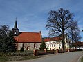 Kirche und Gutshaus in Berlitt, Prignitz