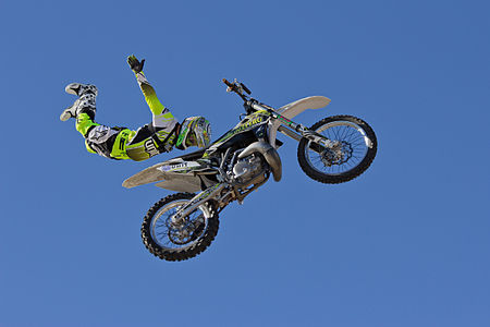 Freestyle Motocross trick, by Kadellar