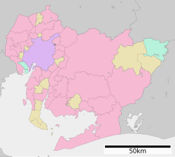 丹波の位置（愛知県内）