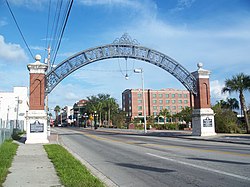 Gateway to Ybor City on 7th. Ave near the Nick Nuccio Parkway