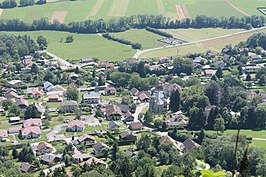 Gezicht op Lathuile