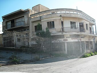 Empty shops in Varosha