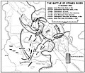 Battle of Stones River map