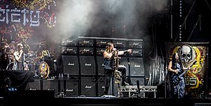 Black Label Society performing in 2015