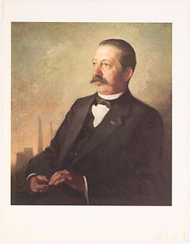 Portret van Lieven Gevaert door Georges Van Raemdonck