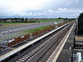 The station, photographed in September 2008, following completion of the doubling of the track between Annan and Gretna Green.